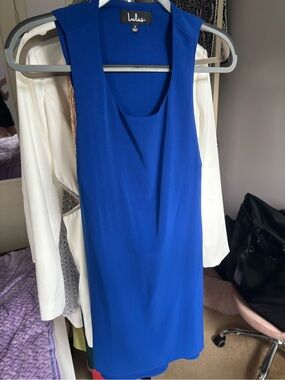 Lulu's Royal Blue Sleeveless Mini Dress